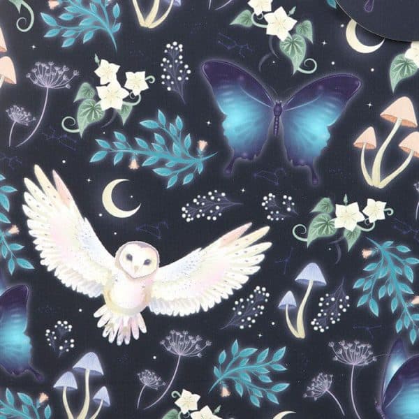23cm Midnight Forest Owl Print Gift Bag 23cm Midnight Forest Owl Print Gift Bag