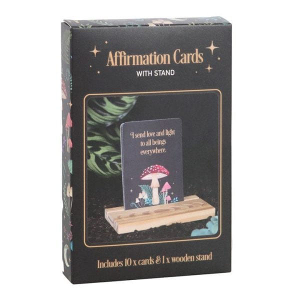 Affirmation Cards with Wooden Stand Affirmation Cards with Wooden Stand