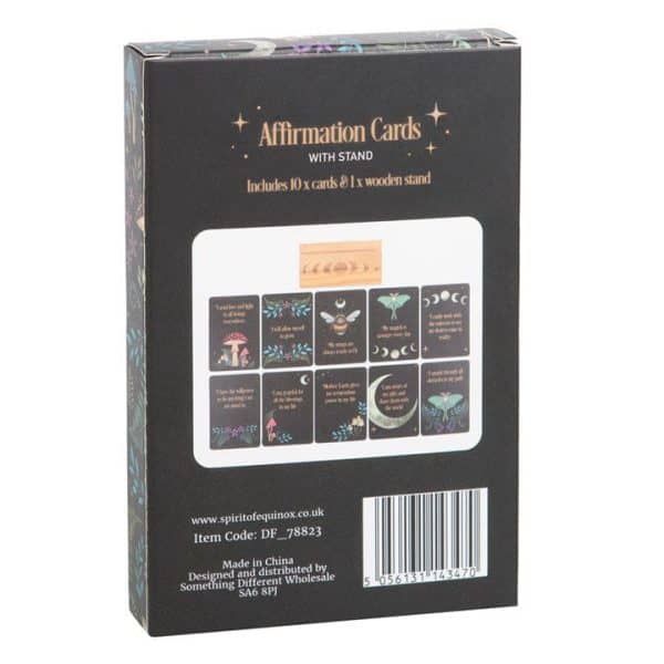 Affirmation Cards with Wooden Stand Affirmation Cards with Wooden Stand