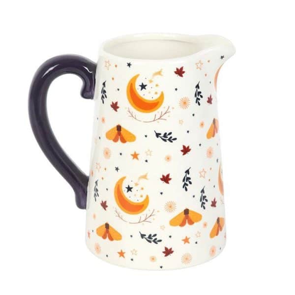 Autumn Magic Harvest Moon Print Ceramic Flower Jug Autumn Magic Harvest Moon Print Ceramic Flower Jug