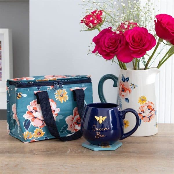 Bee-utiful Floral Lunch Bag Bee-utiful Floral Lunch Bag