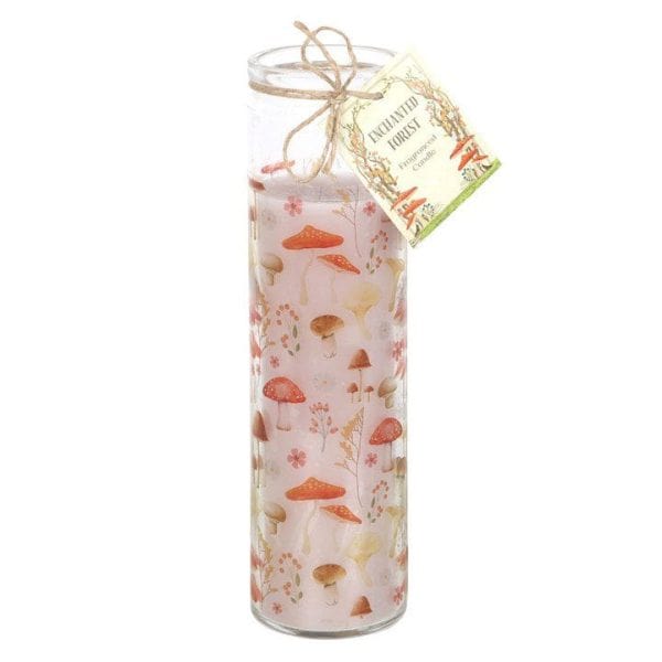 Enchanted Forest Mushroom Tube Candle - 70 Hour Burn Time