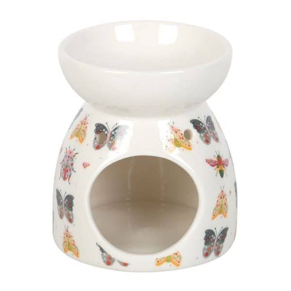 Floral Bug Print Oil Burner and Wax Warmer Floral Bug Print Oil Burner and Wax Warmer