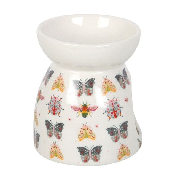 Floral Bug Print Oil Burner and Wax Warmer Floral Bug Print Oil Burner and Wax Warmer