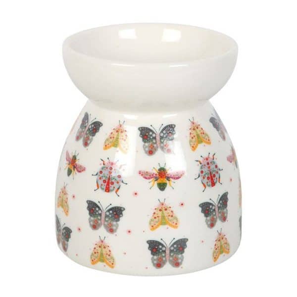 Floral Bug Print Oil Burner and Wax Warmer Floral Bug Print Oil Burner and Wax Warmer