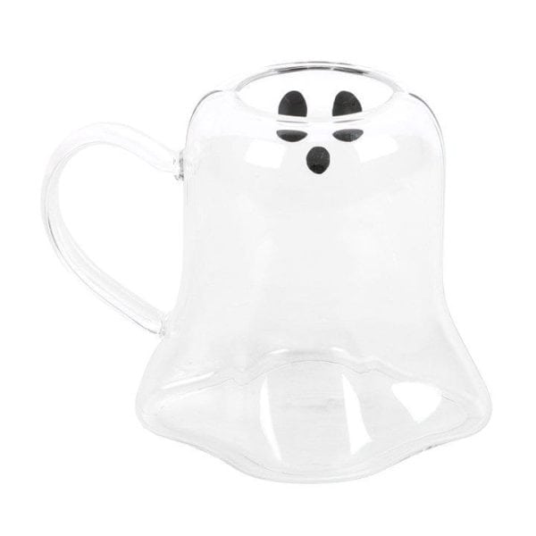 Ghost Shaped Glass Mug Ghost Shaped Glass Mug