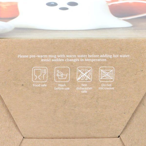 Ghost Shaped Glass Mug Ghost Shaped Glass Mug