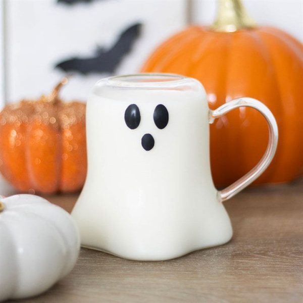 Ghost Shaped Glass Mug Ghost Shaped Glass Mug