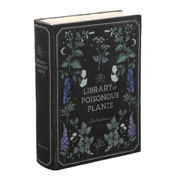 Library of Poisonous Plants Book Shaped Storage Box Library of Poisonous Plants Book Shaped Storage Box