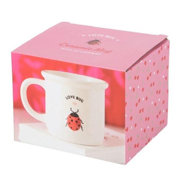 Love Bug Mug with 3D Ladybird Love Bug Mug with 3D Ladybird