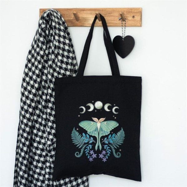 Luna Moth Polycotton Tote Bag Luna Moth Polycotton Tote Bag