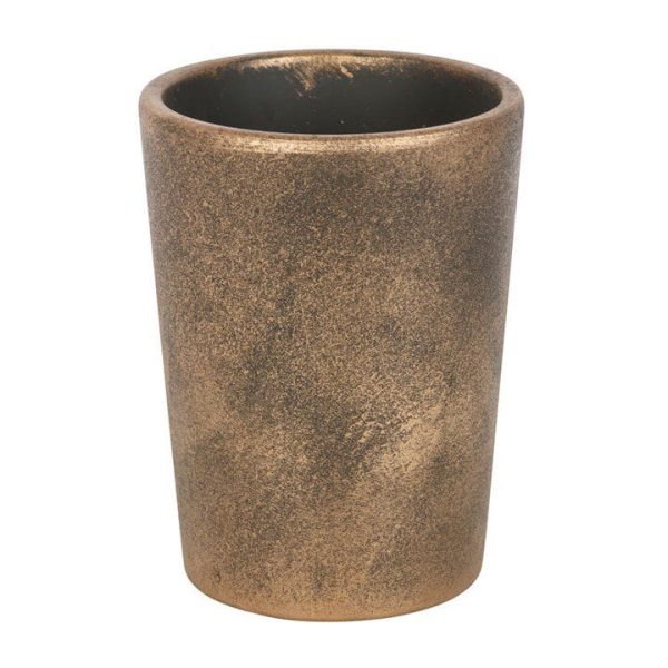 Moon Gazing Hare Bronze Terracotta Plant Pot by Lisa Parker Moon Gazing Hare Bronze Terracotta Plant Pot by Lisa Parker