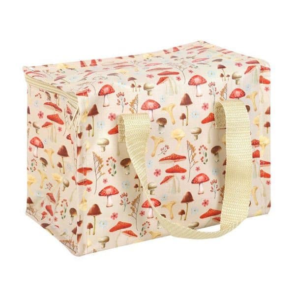 Mushroom Print Lunch Bag Mushroom Print Lunch Bag