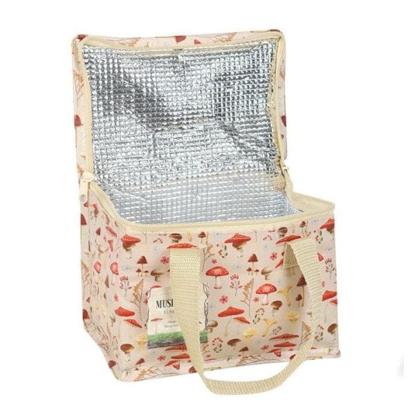 Mushroom Print Lunch Bag Mushroom Print Lunch Bag