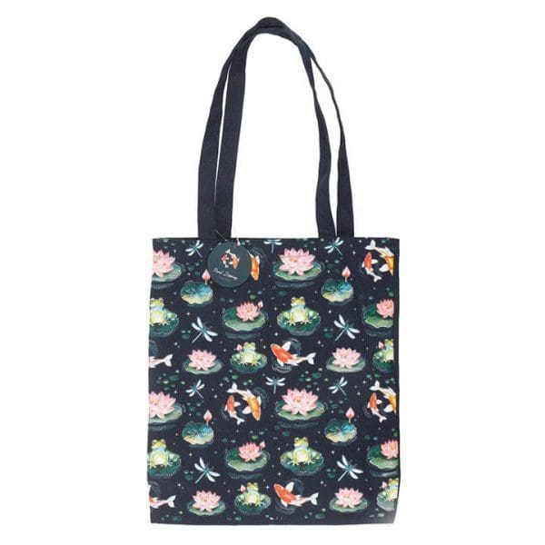 Pond Print Polycotton Tote Bag Pond Print Polycotton Tote Bag