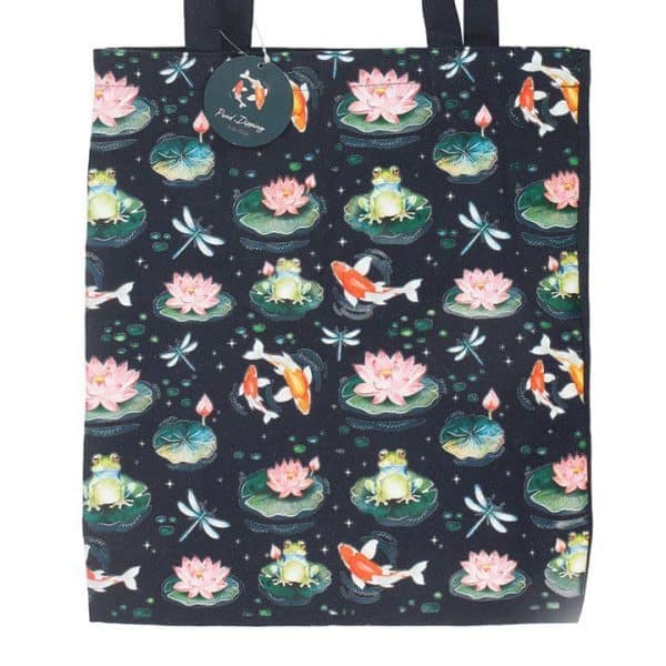 Pond Print Polycotton Tote Bag Pond Print Polycotton Tote Bag