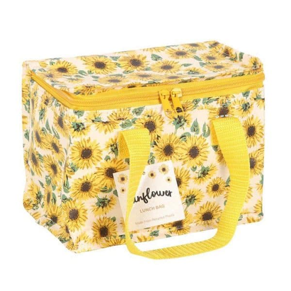 Sunflower Print Lunch Bag Sunflower Print Lunch Bag