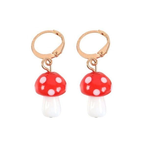 Toadstool Dangle Earrings Toadstool Dangle Earrings