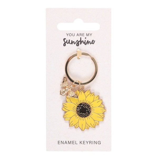 You Are My Sunshine Sunflower Keyring You Are My Sunshine Sunflower Keyring