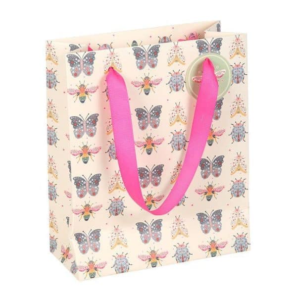 23cm Medium Floral Bug Print Gift Bag 23cm Medium Floral Bug Print Gift Bag