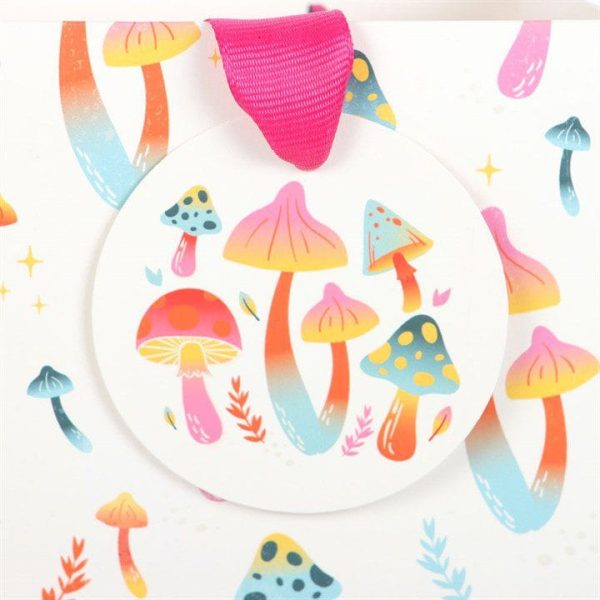 23cm Medium Funky Fungi Mushroom Print Gift Bag 23cm Medium Funky Fungi Mushroom Print Gift Bag