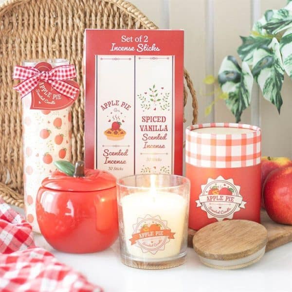 Apple Print Apple Pie Tube Candle Apple Print Apple Pie Tube Candle
