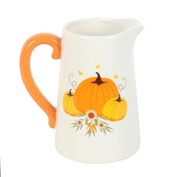 Autumn Pumpkin Ceramic Flower Jug Autumn Pumpkin Ceramic Flower Jug