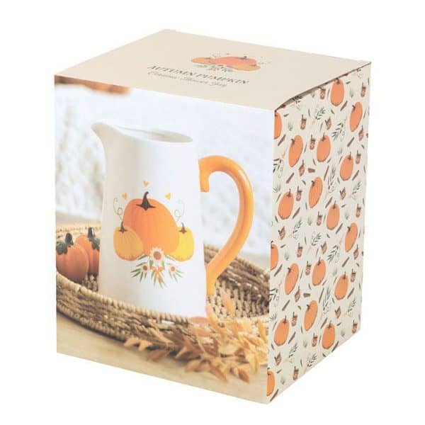 Autumn Pumpkin Ceramic Flower Jug Autumn Pumpkin Ceramic Flower Jug