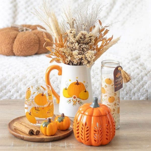 Autumn Pumpkin Ceramic Flower Jug Autumn Pumpkin Ceramic Flower Jug