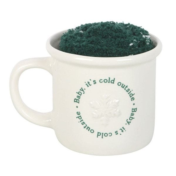 Baby It's Cold Outside Mug and Socks Set Baby It's Cold Outside Mug and Socks Set