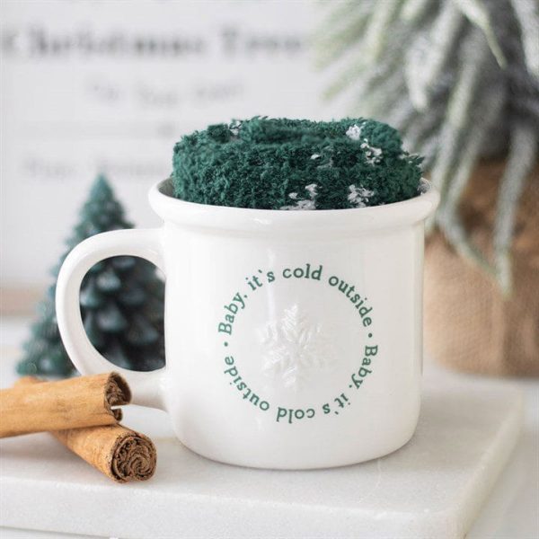 Baby It's Cold Outside Mug and Socks Set Baby It's Cold Outside Mug and Socks Set