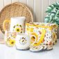 Bee Radiant Print Stemless Glass