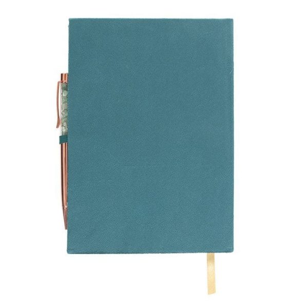 Book of Abundance Journal with Green Aventurine Crystal Pen Book of Abundance Journal with Green Aventurine Crystal Pen