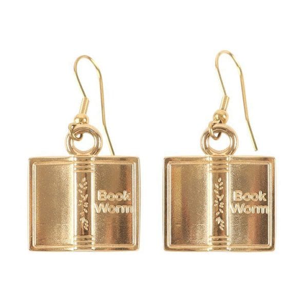 Book Worm Earrings Book Worm Earrings