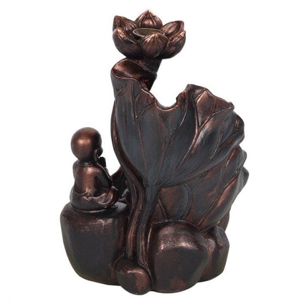 Bronze Effect Buddha Backflow Incense Burner Bronze Effect Buddha Backflow Incense Burner