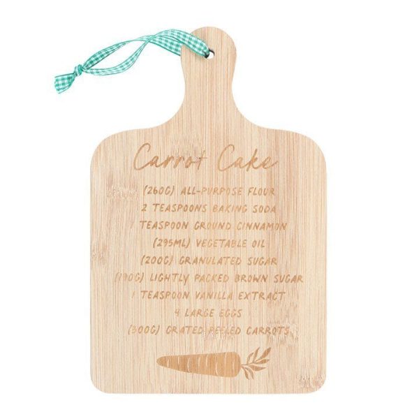 Carrot Cake Recipe Bamboo Serving Board Carrot Cake Recipe Bamboo Serving Board