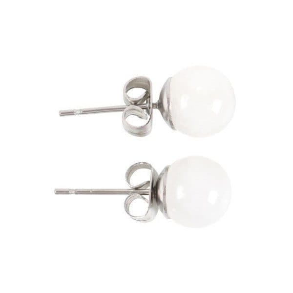 Clear Quartz Semi Precious Crystal Earrings Clear Quartz Semi Precious Crystal Earrings