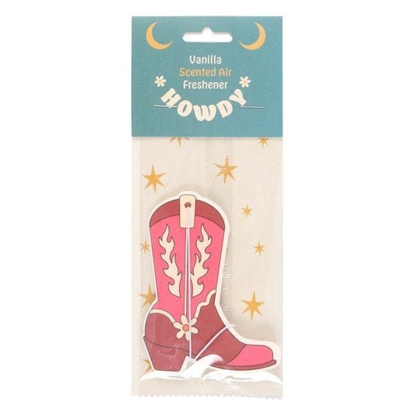 Cowboy Boot Vanilla Scented Air Freshener Cowboy Boot Vanilla Scented Air Freshener