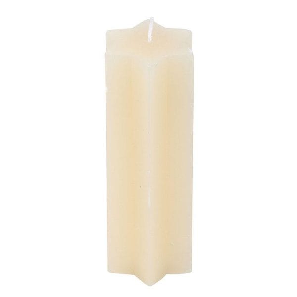 Cream Starry Night Star Shaped Taper Candle Cream Starry Night Star Shaped Taper Candle
