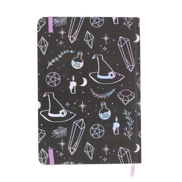 Crystal Witch Print A5 Notebook Crystal Witch Print A5 Notebook