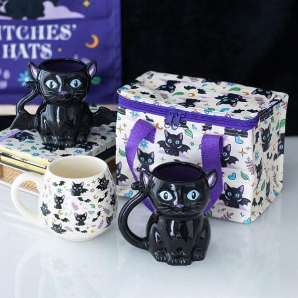 Cute and Creepy Cat Print Lunch Bag Cute and Creepy Cat Print Lunch Bag