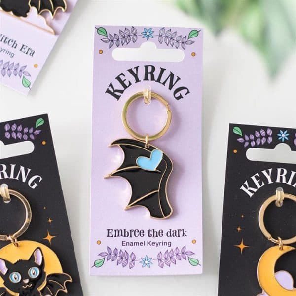 Embrace the Dark Enamel Keyring Embrace the Dark Enamel Keyring