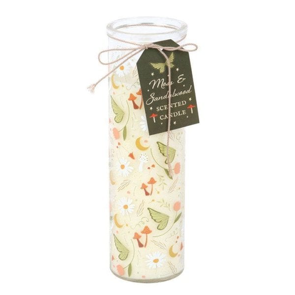 Fairy Folklore Print Moss & Sandalwood Tube Candle Fairy Folklore Print Moss & Sandalwood Tube Candle