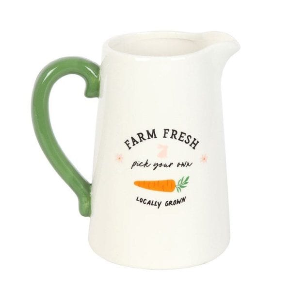 Farm Fresh Carrot Patch Ceramic Flower Jug Farm Fresh Carrot Patch Ceramic Flower Jug
