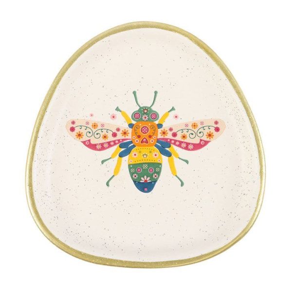 Floral Bee Trinket Dish Floral Bee Trinket Dish