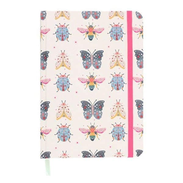 Floral Bug Print A5 Notebook Floral Bug Print A5 Notebook