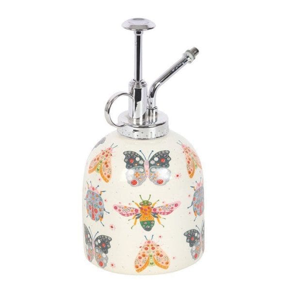 Floral Bug Print Ceramic Plant Mister Floral Bug Print Ceramic Plant Mister