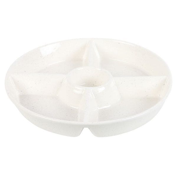 Ghost Chip & Dip Snack Dish Ghost Chip & Dip Snack Dish