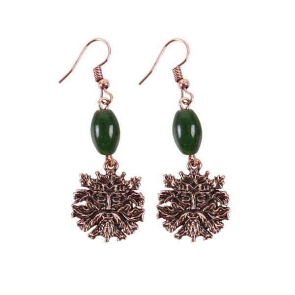 Green Man Earrings Green Man Earrings