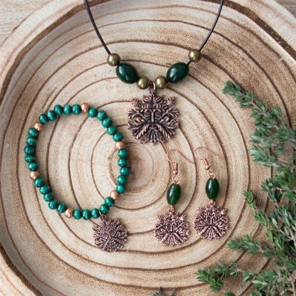 Green Man Earrings Green Man Earrings